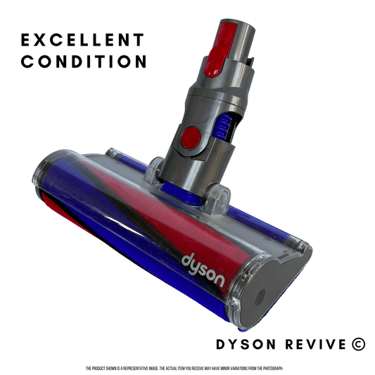 Genuine Dyson V8 Soft Fluffy Head (Model #112232-04 Also Fits V7, V10 and V11 Vacuum Cleaners - Refurbished - Dyson Revive