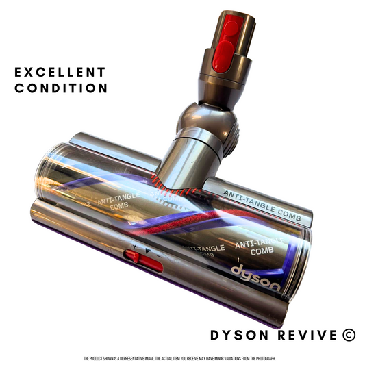 Genuine Dyson Refurbished Anti-Tangle Torque Drive Cleaner Head (Gold/Blue) for V10, V11, Outsize, and V15 Models - 971358-02