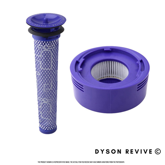 ﻿﻿Brand New Replacement Filter Set for all Dyson V7 & V8 Vacuum Cleaner | Pre-Filter + HEPA Post-Filter Set - Dyson Revive